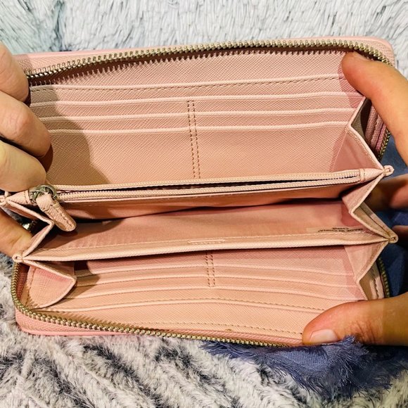 GUC - COACH LASER CUT TAYLOR SATCHEL & FLORAL PERFORATED ACCRD ZIP WALLET - Picture 16 of 16